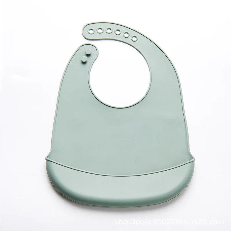 Babador de silicone com pontos - Jardim das Compras