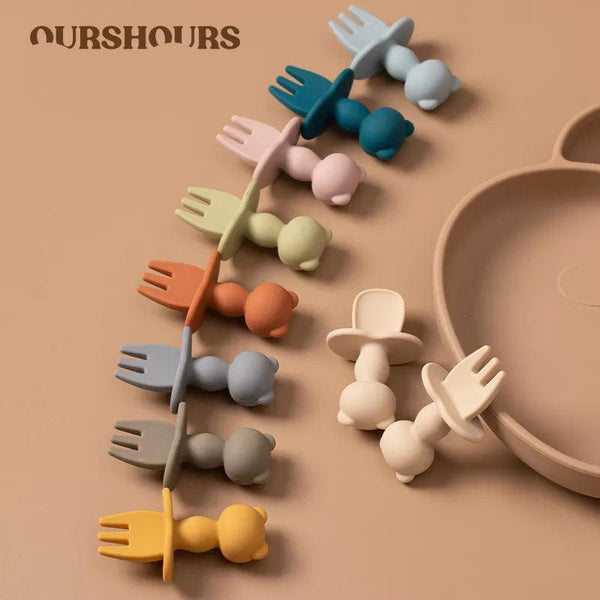 Kit Talheres Silicone - Jardim das Compras