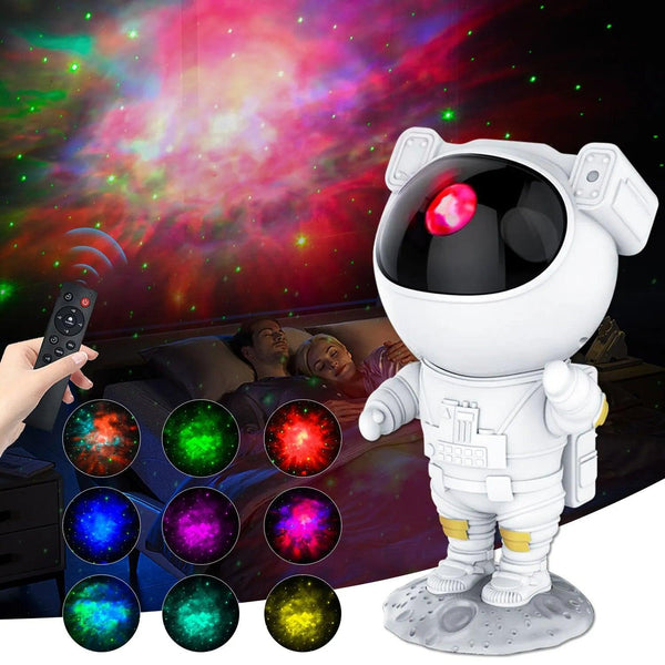 Luminária Projetor formato Astronauta - Jardim das Compras
