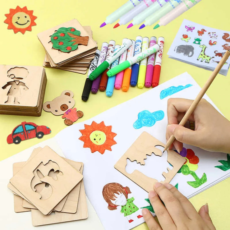 Peças para Desenhos Infantis - Jardim das Compras