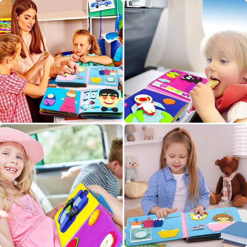 Livro Educativo Montessori - Jardim das Compras