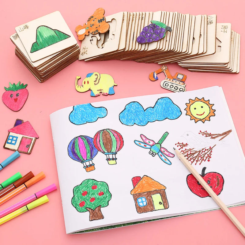 Peças para Desenhos Infantis - Jardim das Compras