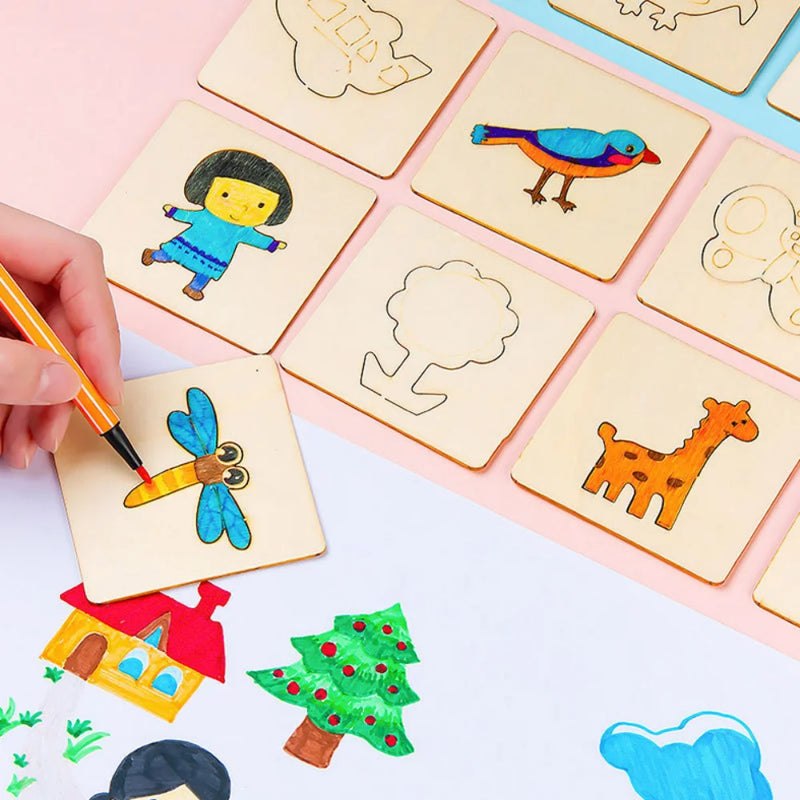 Peças para Desenhos Infantis - Jardim das Compras