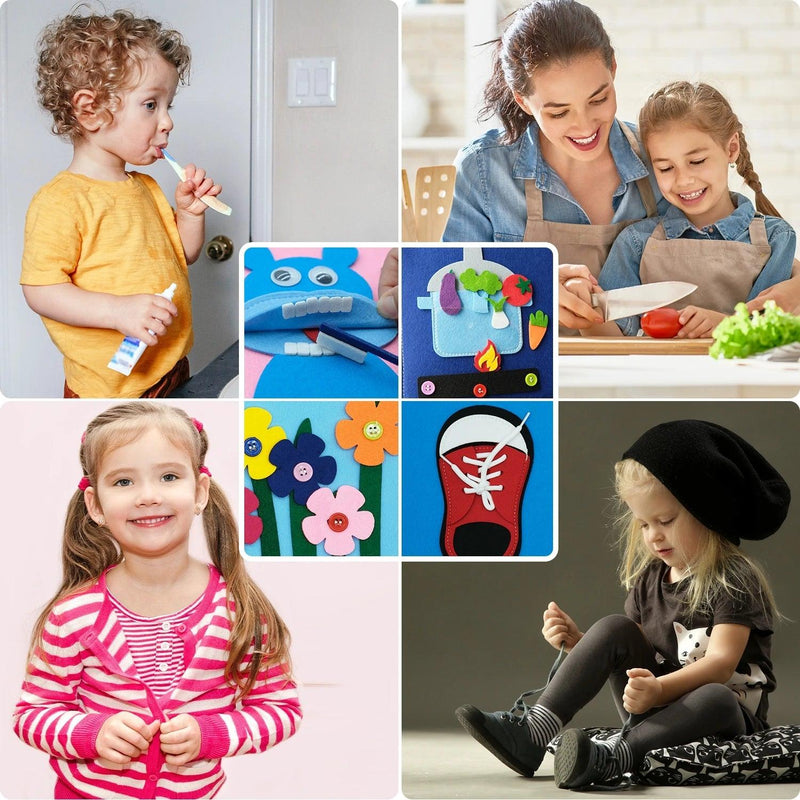 Livro Educativo Montessori - Jardim das Compras