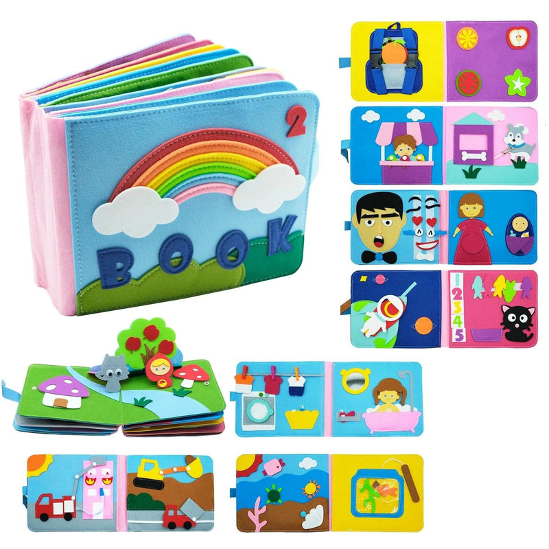 Livro Educativo Montessori - Jardim das Compras